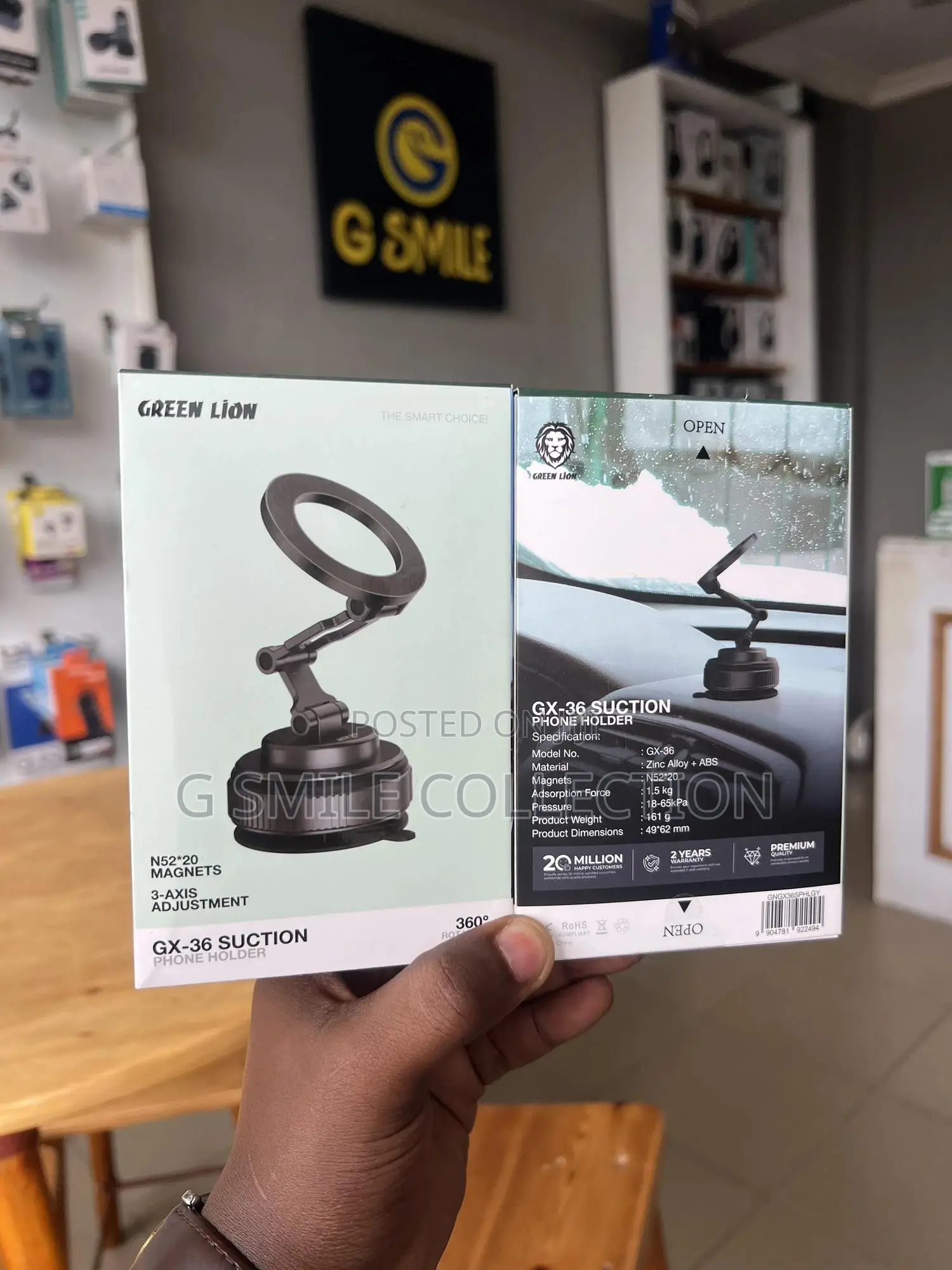Green Lion Gx-36 Suction Phone Holder