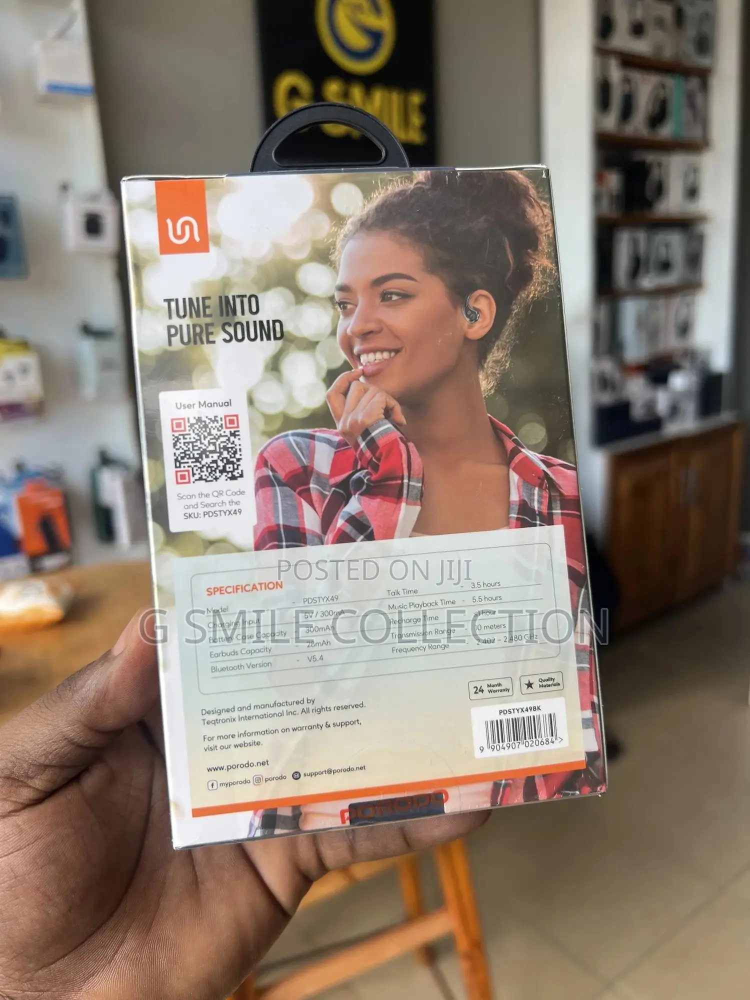 Porodo Soundtec Bella Open-Ear Wireless Earbuds