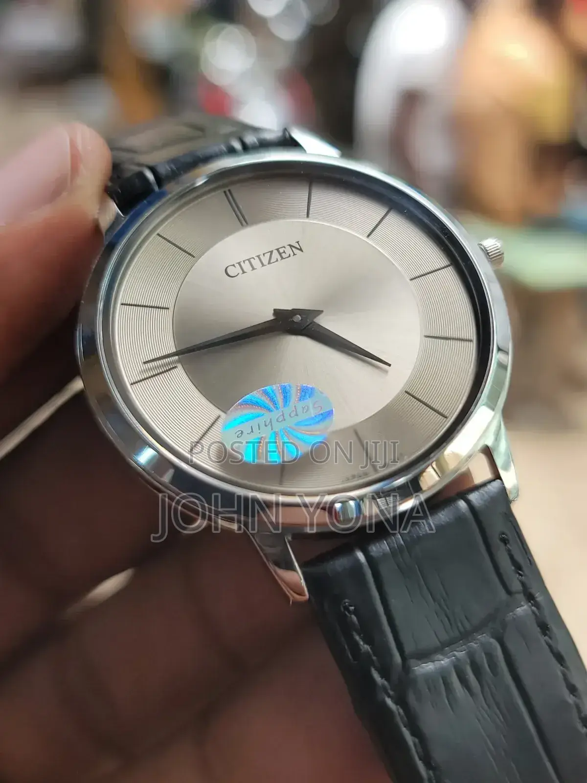 Citizen Eco-Drive Watch With a Silver Tone Dial