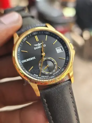 Domino Dm-4030g Men's Watch With a Gold-Colored Case
