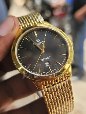 Sveston Sv-5768 Men's Watch With a Gold-Tone and a Black Dial