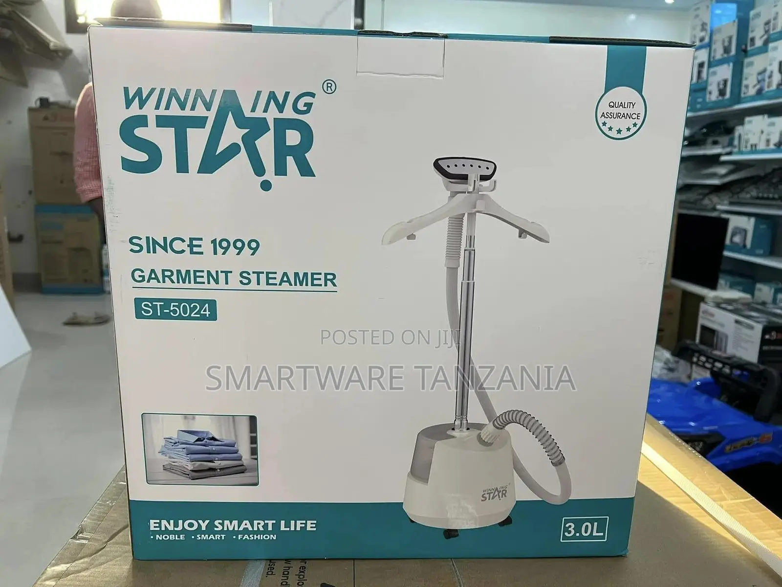 Winning Star St-5024 2200w Garment Steamer With 3l Tank And Wheels