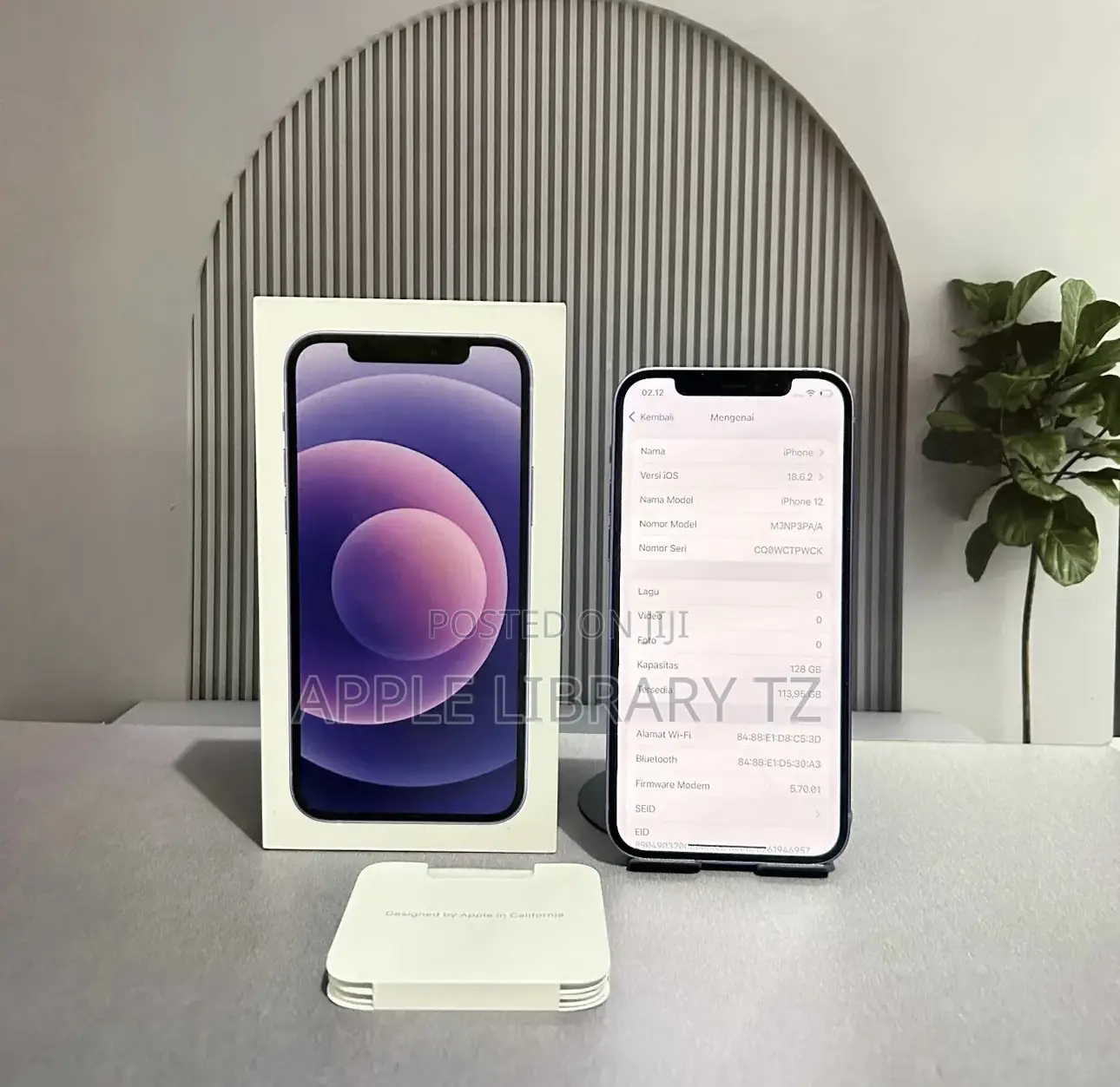 New Apple iPhone 12 128 GB Purple