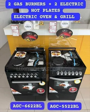 Aero Cookers 50cm * 50cm (2 Gas Burners, 2 Electric + Oven Electric)