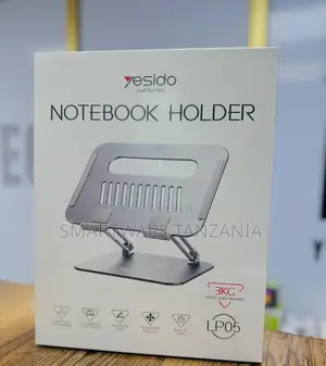 Yesido Aluminum Notebook Holder Stand Lp05 Adjustable 3kg Capacity