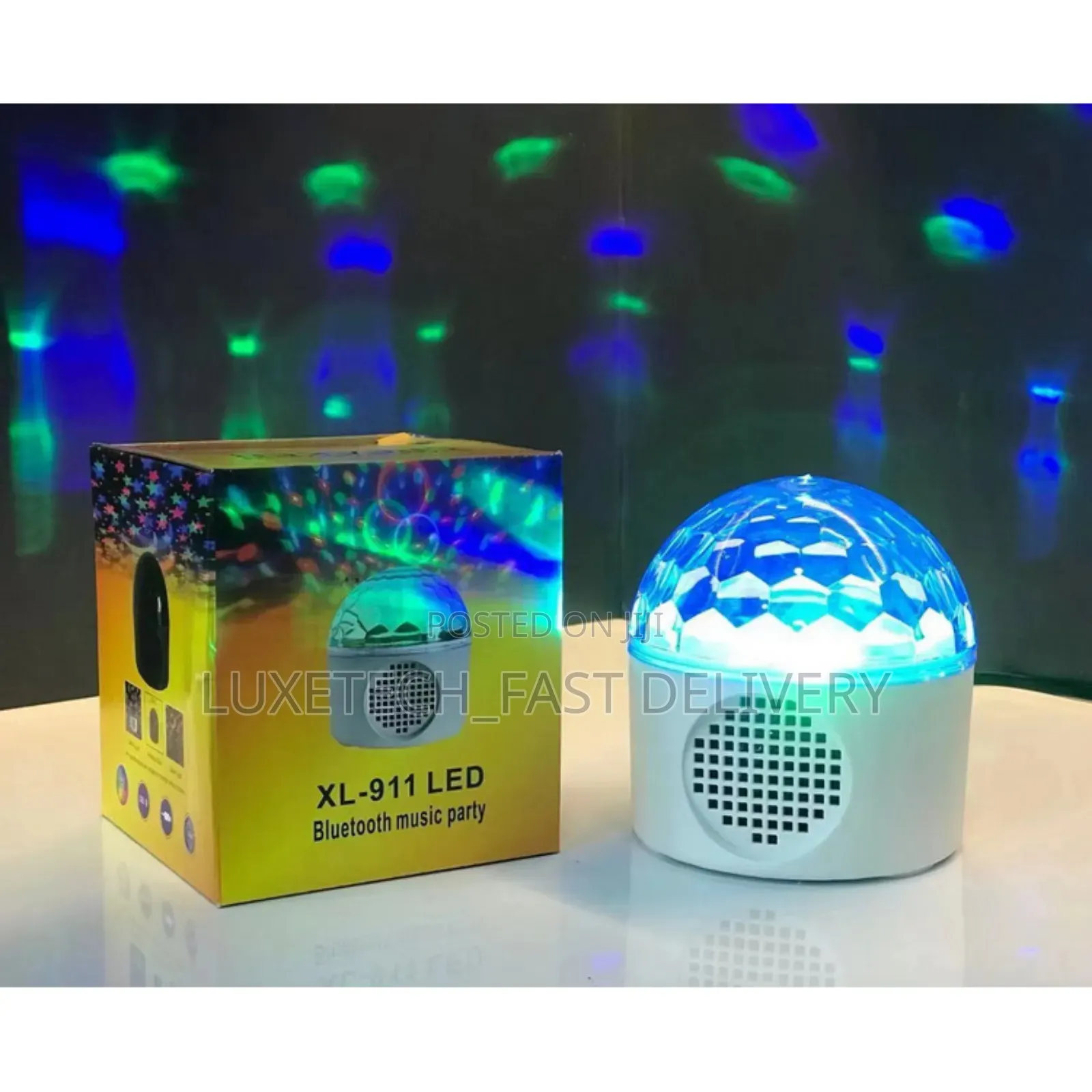 Bluetooth Disco Ball Light Projector + Speaker