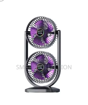 Rechargeable Double Head Blade Fan
