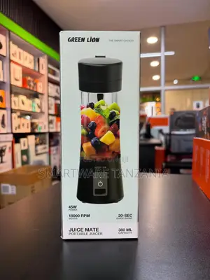 Green Lion Juice Mate Portable Blender 380ml 45w 18000rpm 20 Second