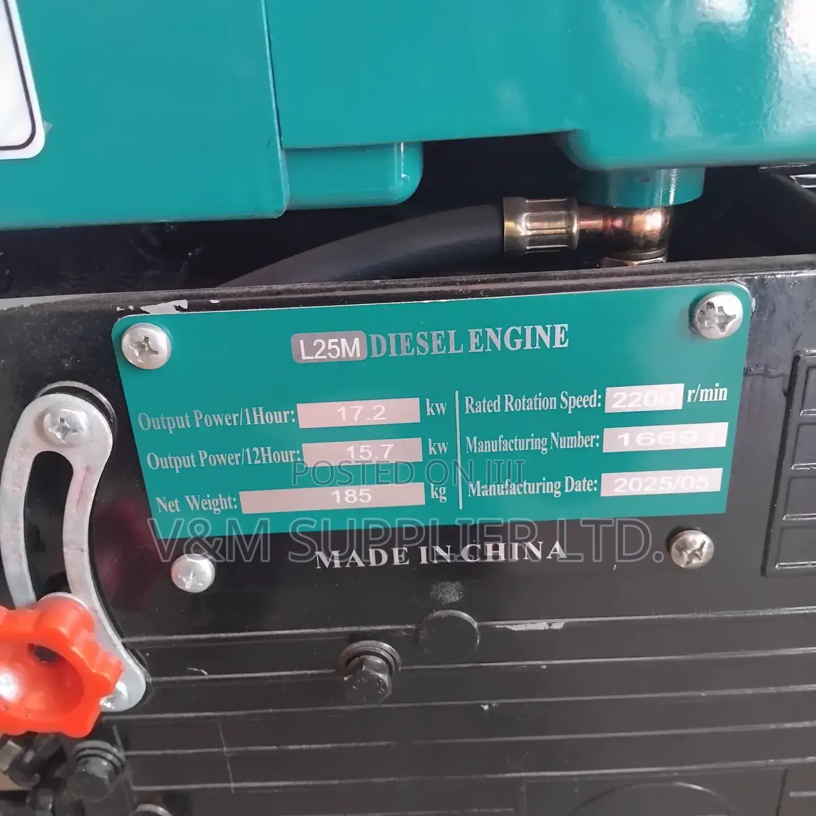 Generator 20kw(25kva)
