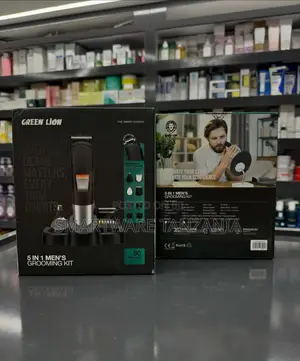 Green Lion Mens Grooming Kit 5-in-1 Trimmer 90 Min Rechargeable