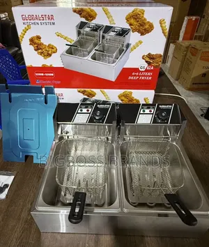 Globalstar Double Deep Fryer 12 Liters