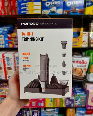 Porodo Trimming Kit 14-in-1 Grooming Set Ipx6 Washable 90 Min