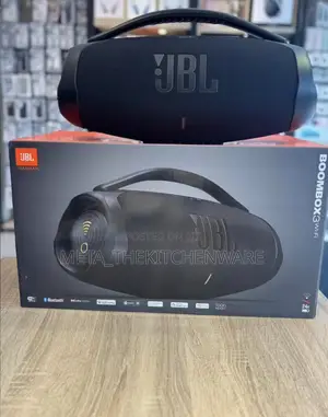 JBL Boombox 3 Wi-Fi, Wireless Portable Bluetooth Speaker, 24h Playtime