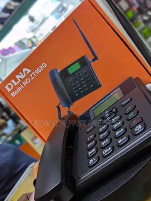 Dlna Zt968g GSM Fixed Wireless Phone (Double Sim-Card)- Simu Ya Mezani