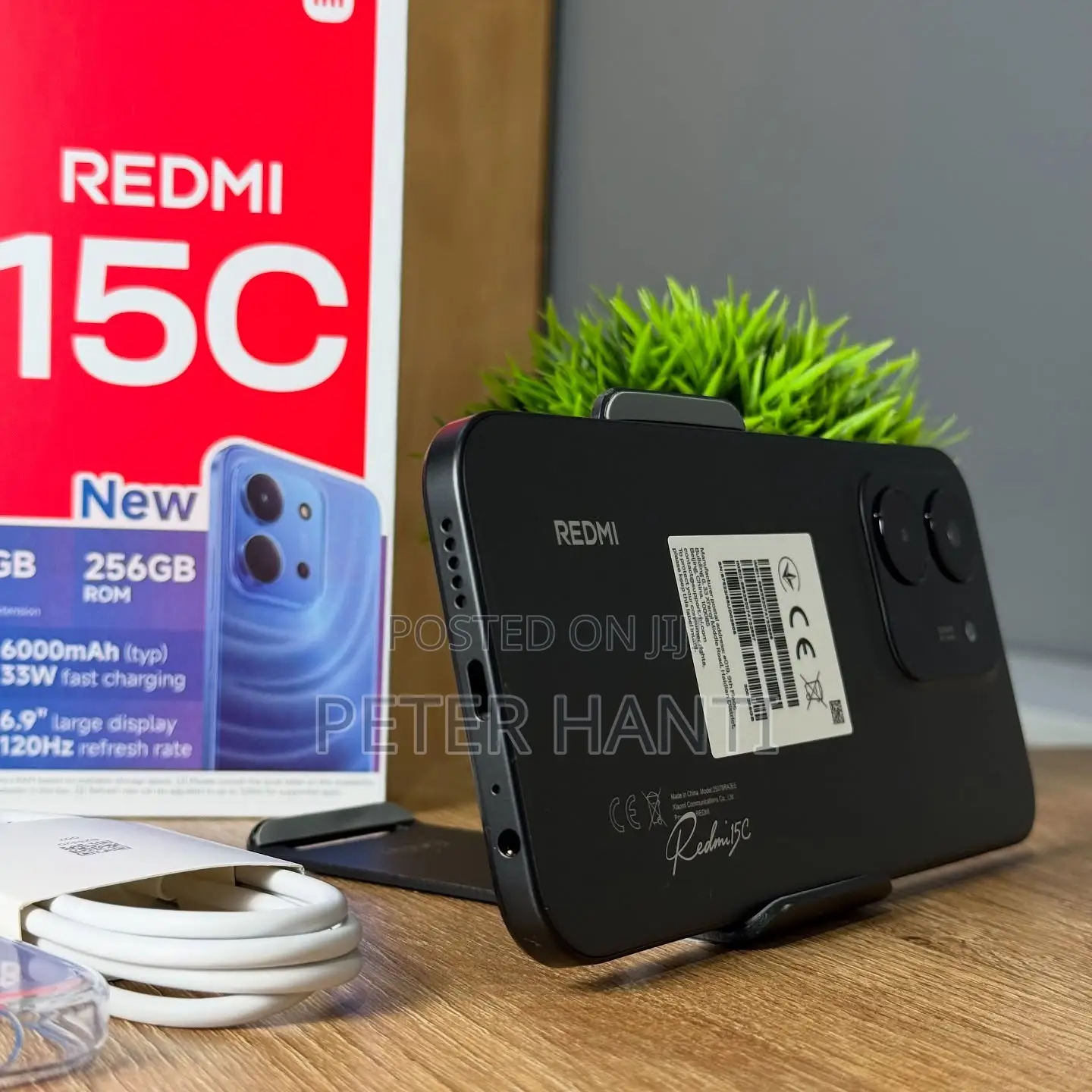 New Xiaomi Redmi 15C 4G 256 GB Black