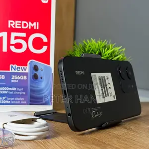 New Xiaomi Redmi 15C 4G 256 GB Black