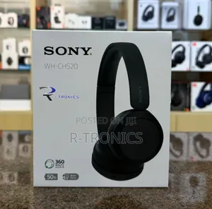 Sony Wh-Ch520 Wireless on-Ear Bluetooth Headphones With Microphone
