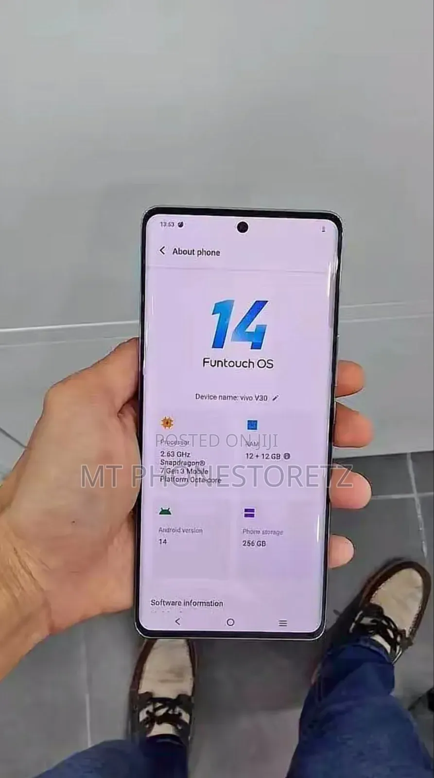 New Vivo V30 5G 256 GB