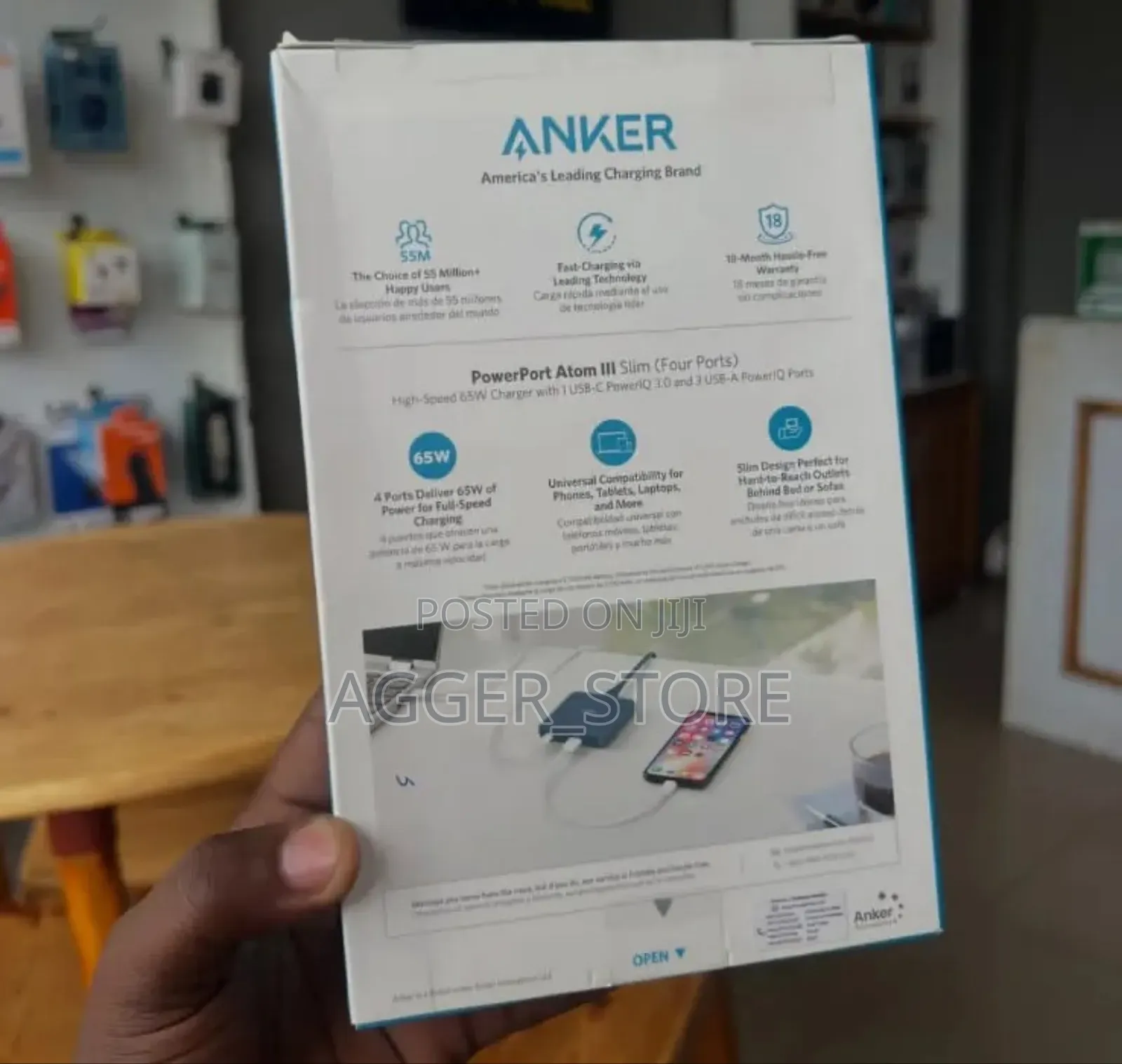 Anker Powerport Atom Slim Iii 65watts Charging Station