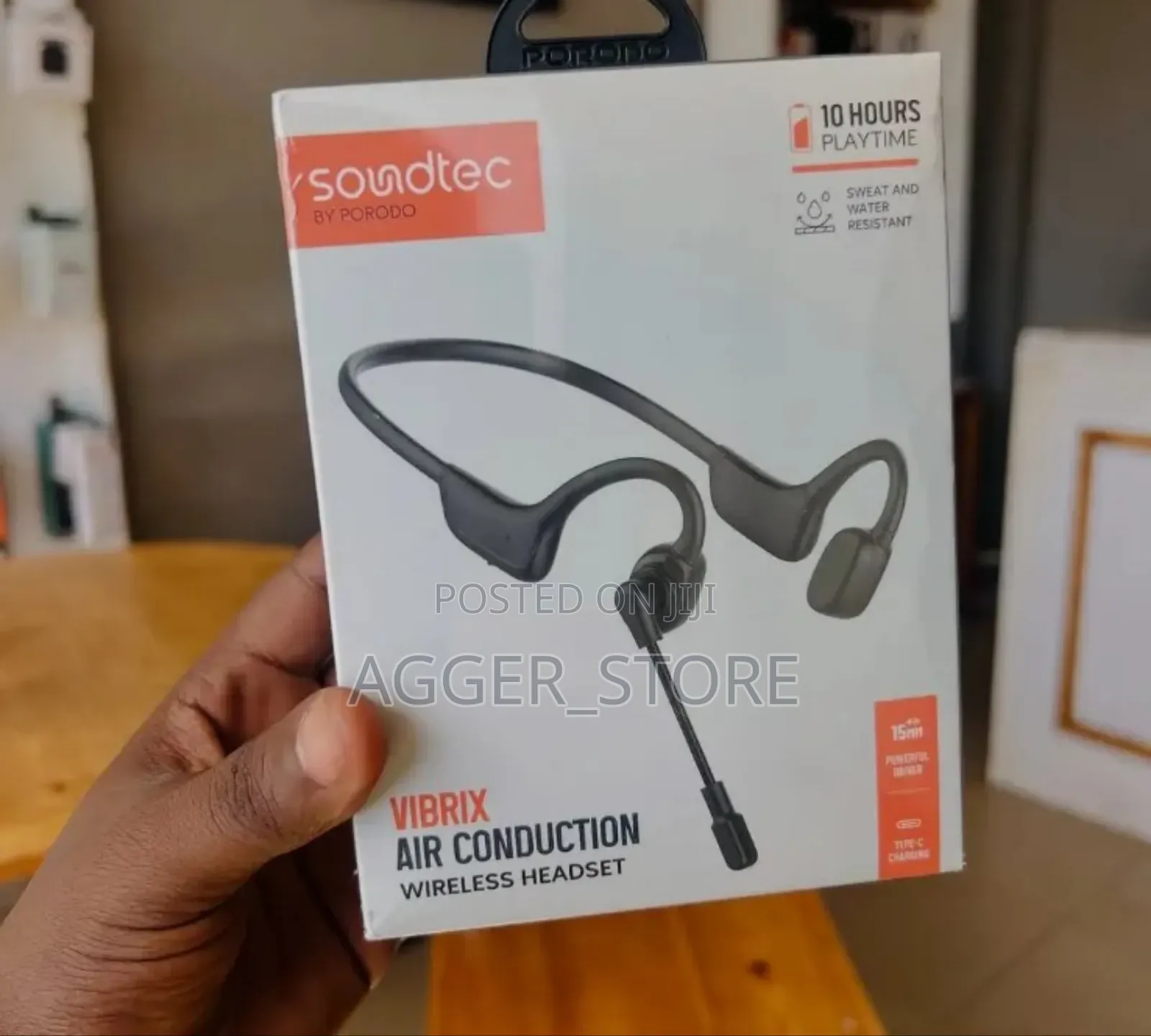 Porodo Soundtec Vibrix Air Conduction Wireless Headsets