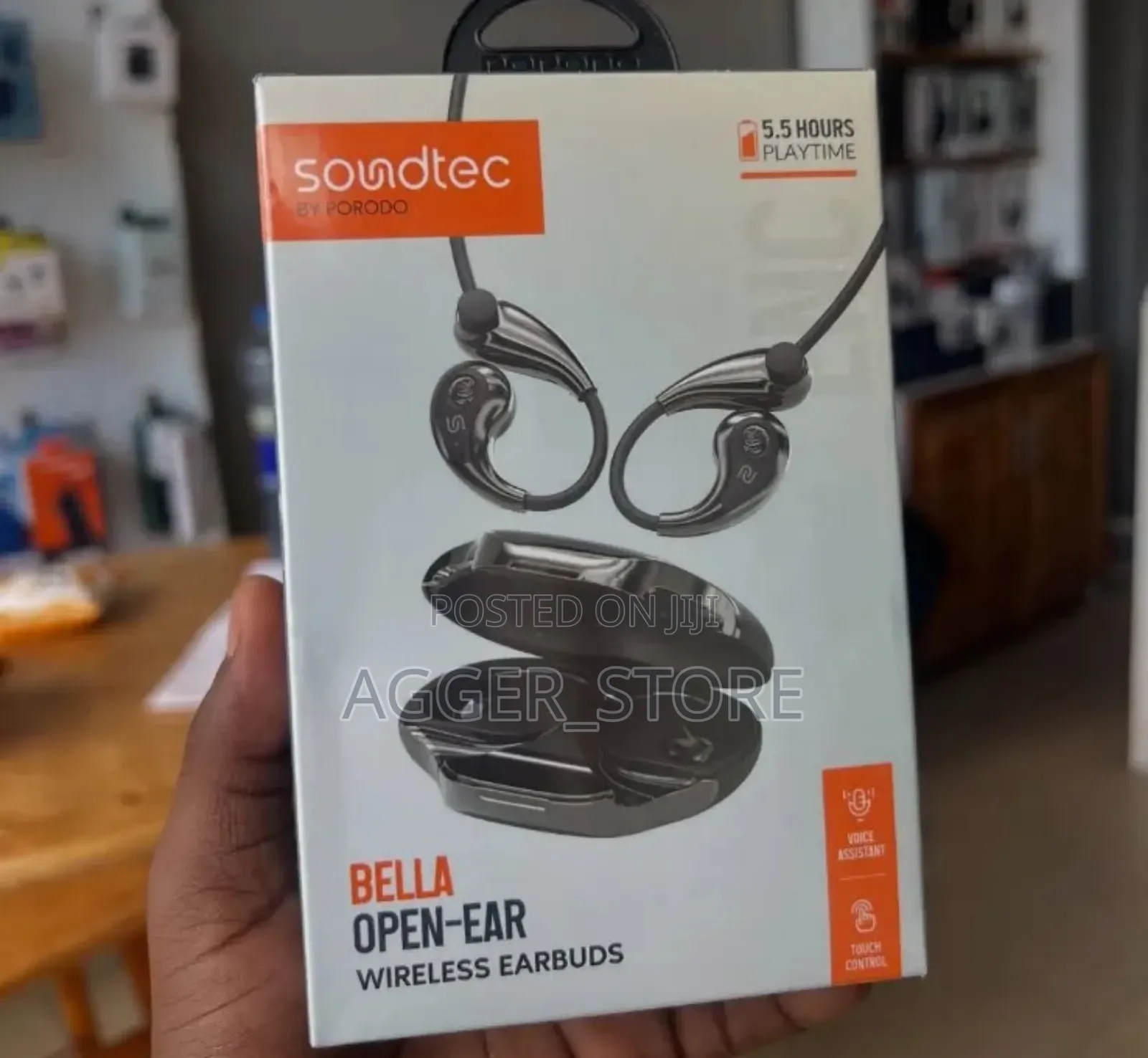 Porodo Soundtec Bella Open Ear Wireless Earbuds