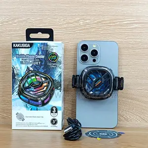 Kakusiga Phone Cooler Fan Led Fast Cooling Ultra-Quiet Gaming