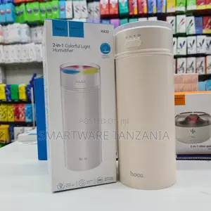Hoco Hx32 Humidifier 2-in-1 Colorful Led Light 20 Hour White