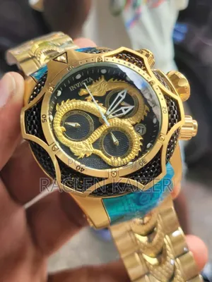 Invicta Reserve Venom Dragon Chronograph With Gold and Black