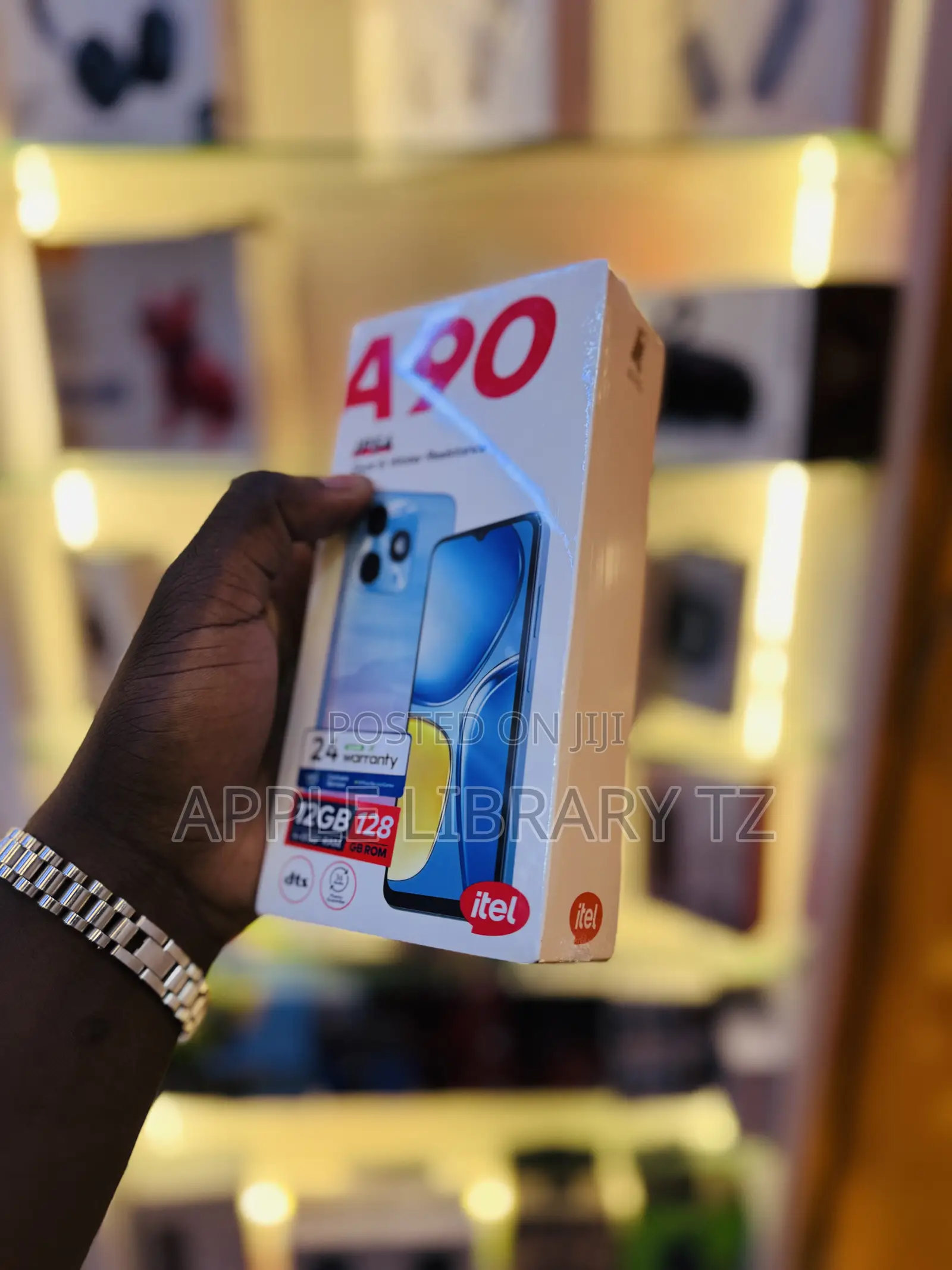 New Itel A90 128 GB Black