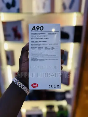 New Itel A90 128 GB Black