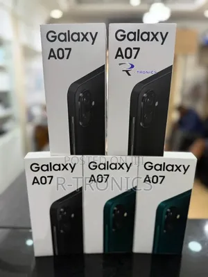 New Samsung Galaxy A07 4G 64 GB Black