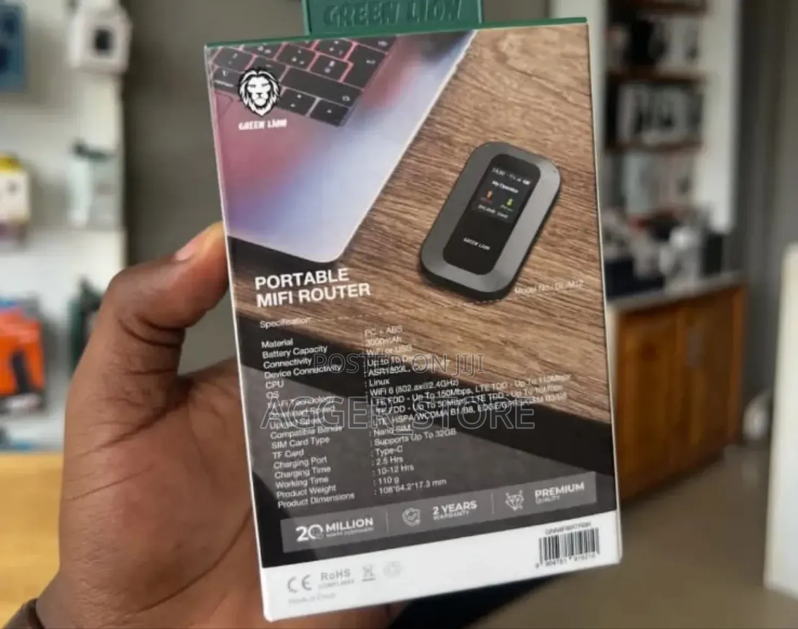 Greenlion Portable Mifi Router 4g-Lte/3g
