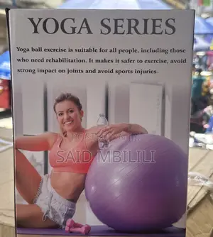 Vegastar Yoga/Gym Ball With Afoot Press Pump