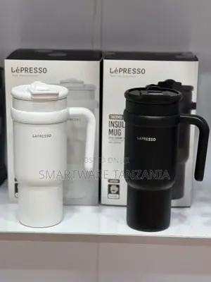 Lepresso Insulated Travel Mug With Handle Hot Cold Beverages