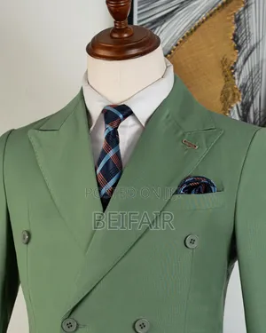 Mint Suit Double Breasted
