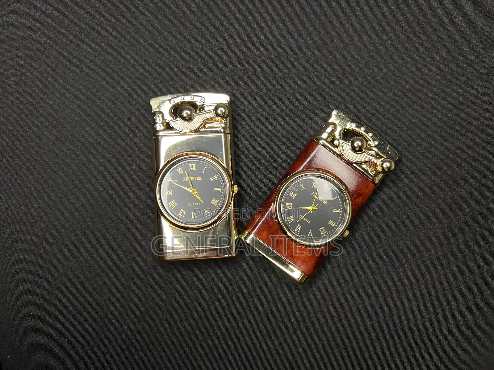 Clock and Windproof Smart Lighter
