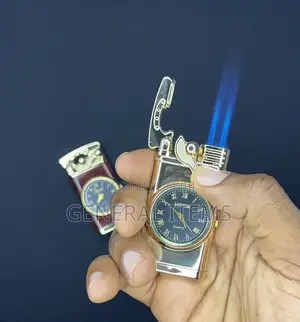 Clock and Windproof Smart Lighter