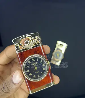 Clock and Windproof Smart Lighter