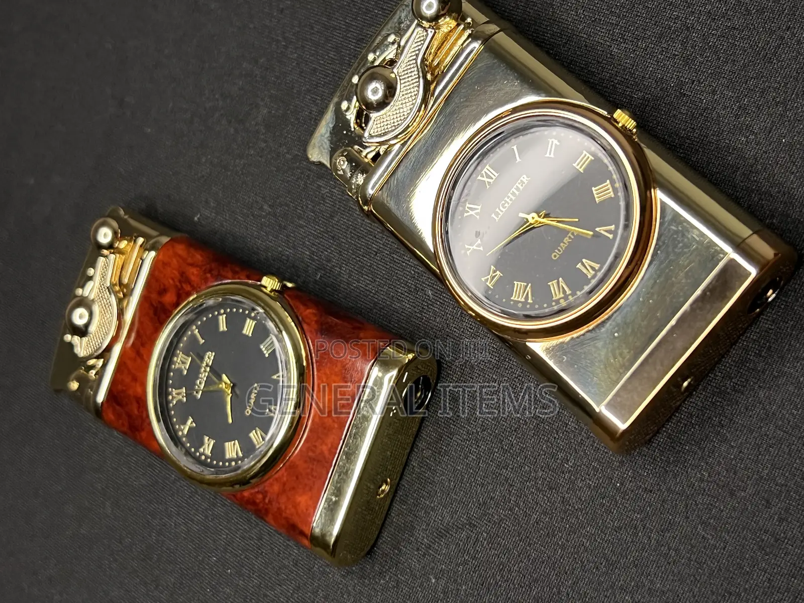 Clock and Windproof Smart Lighter