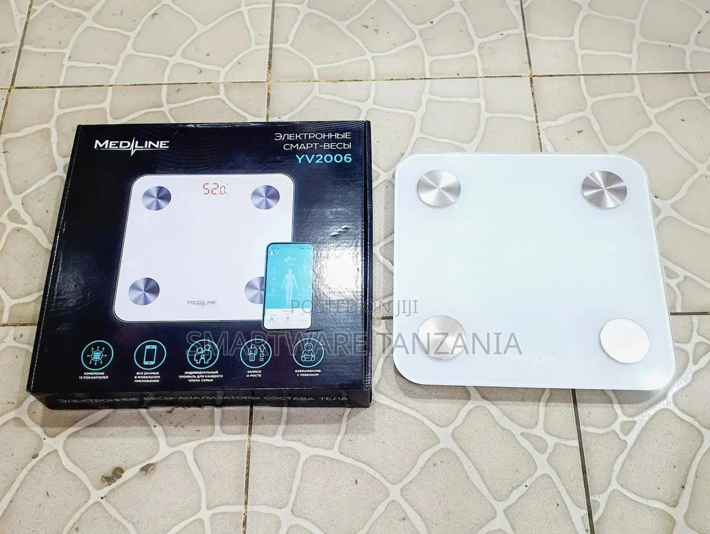Digital Smart Scale With Body Analysis and Smartphone Connection