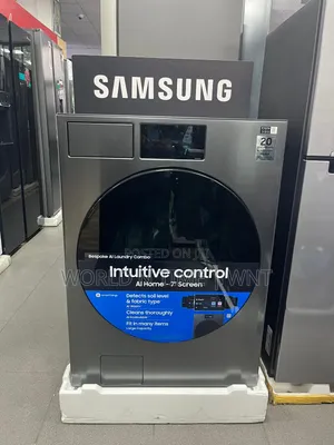 Samsung 22kg/11kg Front Load Washer Dryer, Bespoke Ai Wash Wd90f22