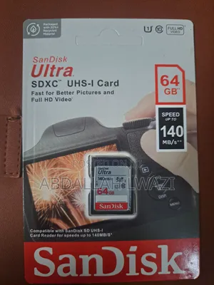 64gb Sandisk 140** Hd Video