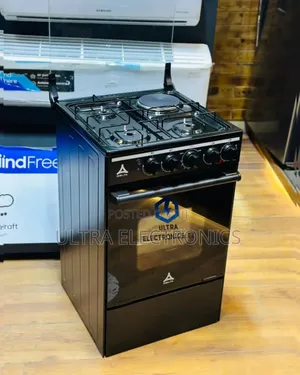 Delta Cooker Dgc311b Black 3 Gas Burners and 1 Electric Hot Plate