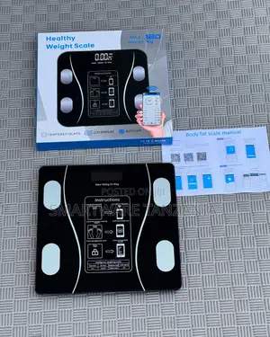 Smart Bluetooth Body Fat Scale With App Sync for Health Tracking