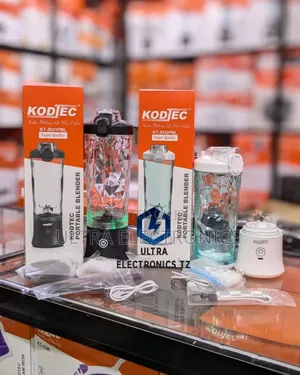 Kodtec Portable Rechargeable Blender/ Blenda Ya Kuchaji Yenye Holder