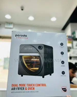 Porodo 14.5l Air Fryer Oven Dual Mode Touch Control 1200w Stainless