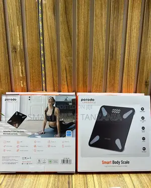 Porodo Smart Body Scale Bluetooth App 18 Metrics Bmi Fat Mass Tracker