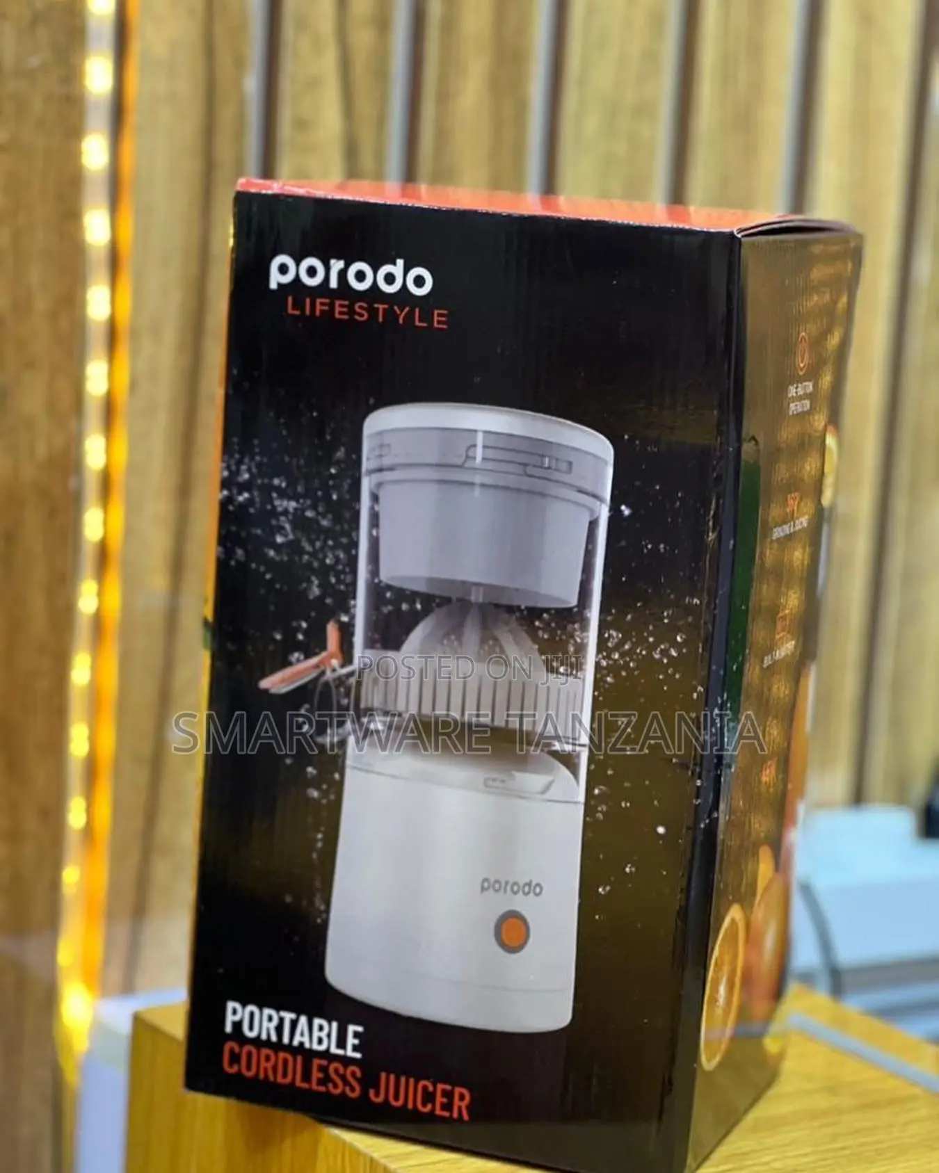 Porodo Portable Cordless Juicer Rechargeable Usb Blender 400ml White