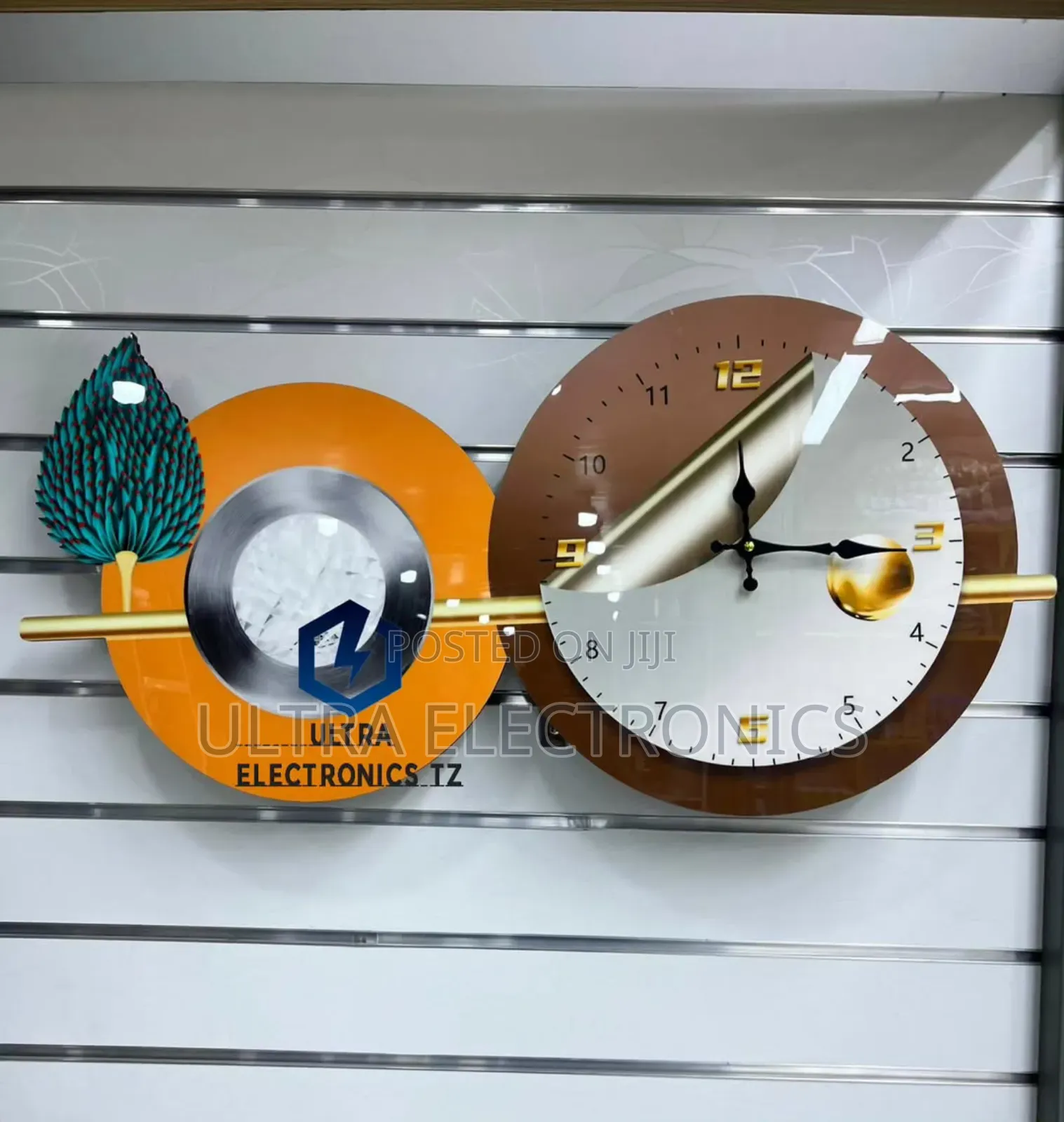 Classic and Stylish 3d-Shaped Clock for Home, Office Etc Size(40*80)Cm