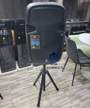 Richsound Powerful Rs-70 Rechargeable Speaker 15 Inch 2 Mic and Stand